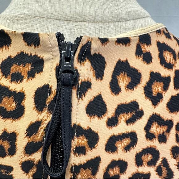 Summersalt The Surf Leopard Print One Piece Swimsuit Women’s Size 6 Two Tone NWT - Picture 10 of 16